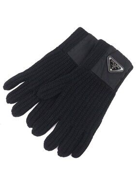 Prada | Accessories | Prada Nappa Leather Gloves With Pouch | Poshmark